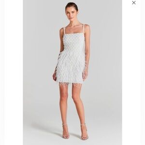nadine merabi gigi silver dress Nadine Merabi Gigi Dress